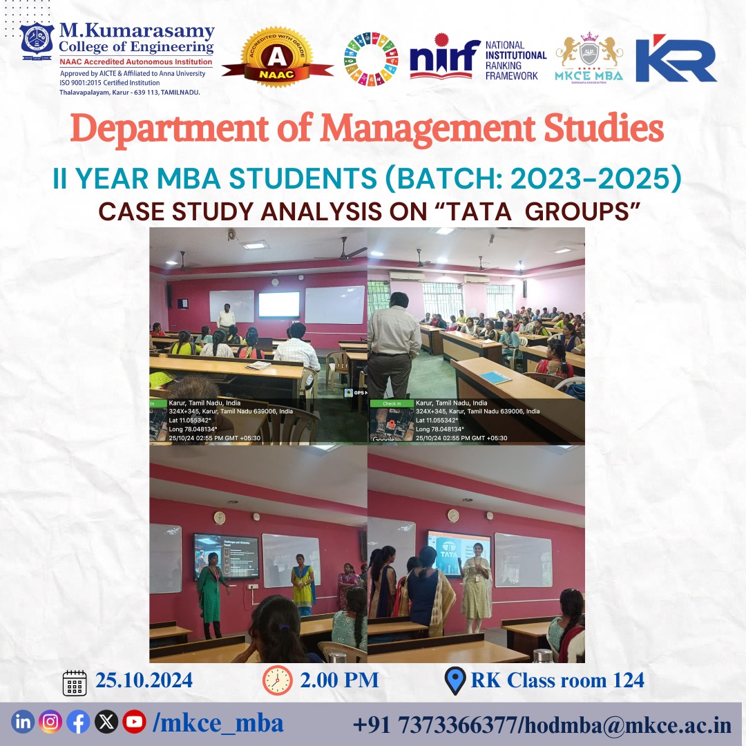 MBA “Case Study Analysis on Tata Groups”